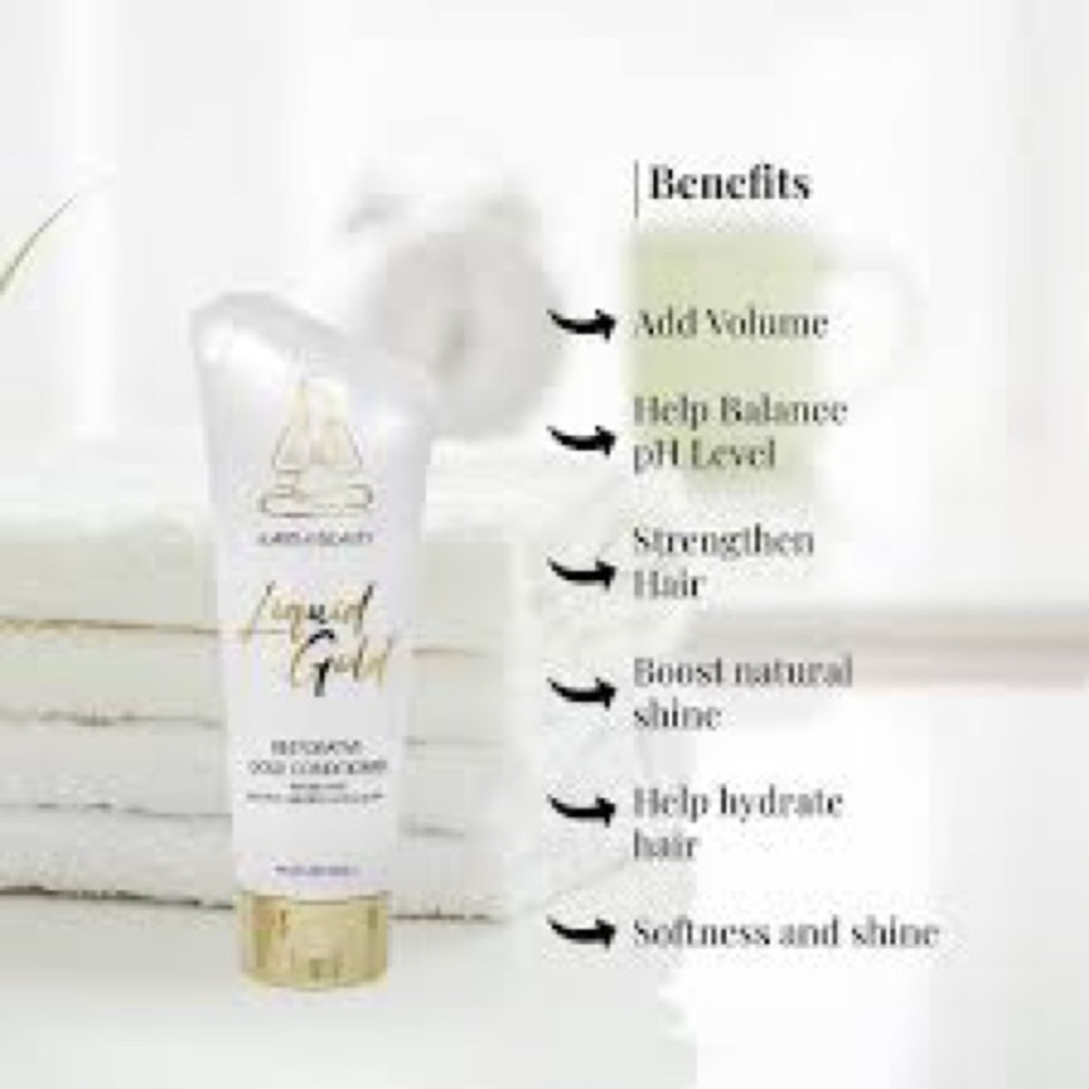 Liquid Gold Restorative Conditioner - White and Gold - Picture 2 of 5